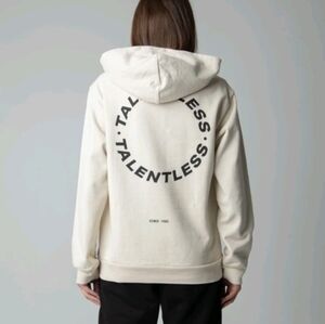 Talentless Hoodie Circle Logo Since 1983 in bone sz M
